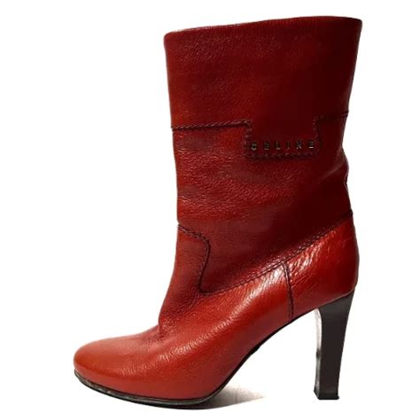 celine red boots|Celine Schoenen .